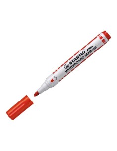 MARC. PIZARRA BLANCA STABILO PLAN ROJO 64140