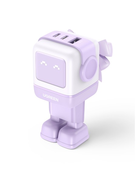 Nexode RG 65W 3-Port GaN Ordenador portátil, Teléfono móvil, Ratón, Portátil, Batería portátil, Teléfono Rosa Corriente alterna 