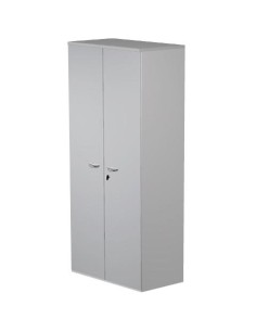 ARTEXPORT PAREJA DE PUERTAS PARA ESTANTERÍA ALTA PRESTO 18MM CON CERRADURA GRIS