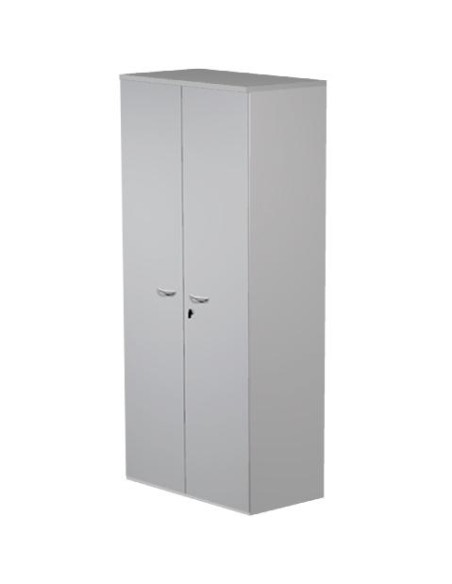 ARTEXPORT PAREJA DE PUERTAS PARA ESTANTERÍA ALTA PRESTO 18MM CON CERRADURA GRIS