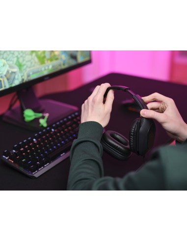 GXT 415 Zirox Auriculares Alámbrico Diadema Juego Negro