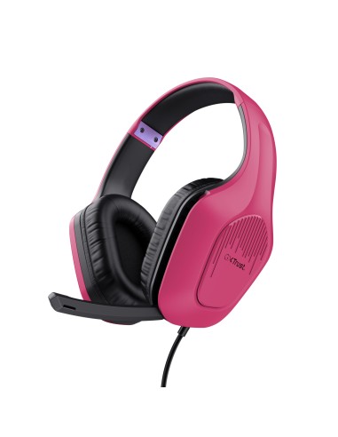 GXT 415P Zirox Auriculares Alámbrico Diadema Juego Rosa