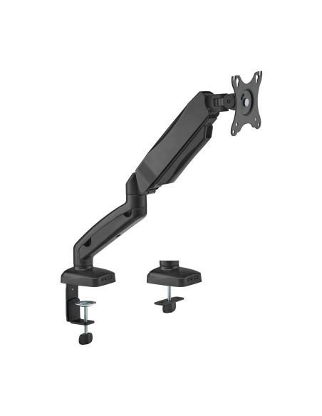 Soporte De Mesa Pro Contrapeso Giratorio E Inclinable Para Monitor/TV 9kg (3 Pivotes, 1 Brazo) De 17-32, Negro