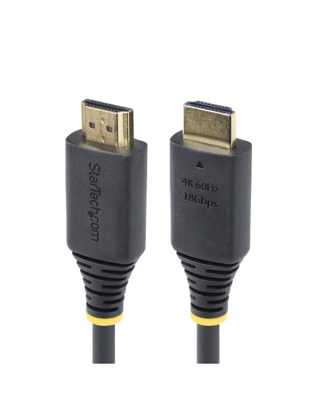 Cable HDMI de Alta Velocidad de 30cm - 4K 60Hz - 144Hz - UHD - HDR10/HDCP 2.2/ARC - 18Gbps - Cable HDMI 2.0 para Monitor o TV - 