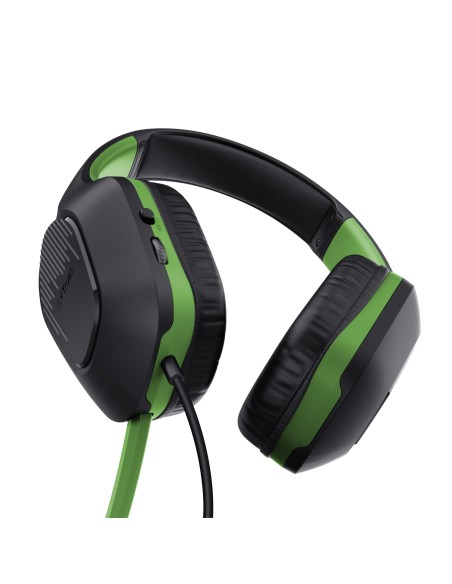 GXT 415X ZIROX Auriculares Alámbrico Diadema Juego Negro, Verde