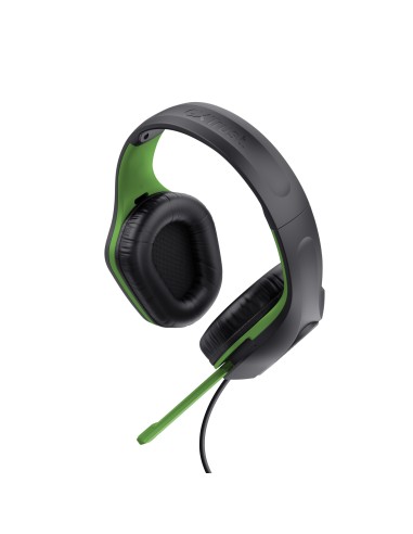 GXT 415X ZIROX Auriculares Alámbrico Diadema Juego Negro, Verde