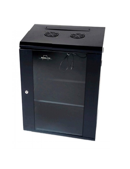 SH6618 18U Rack o bastidor independiente Negro