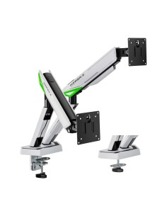 DT38TSR-345 soporte para monitor 96,5 cm (38") Escritorio Negro, Blanco