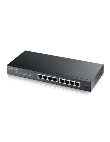 GS1900-8 Gestionado L2 Gigabit Ethernet (10/100/1000) Negro