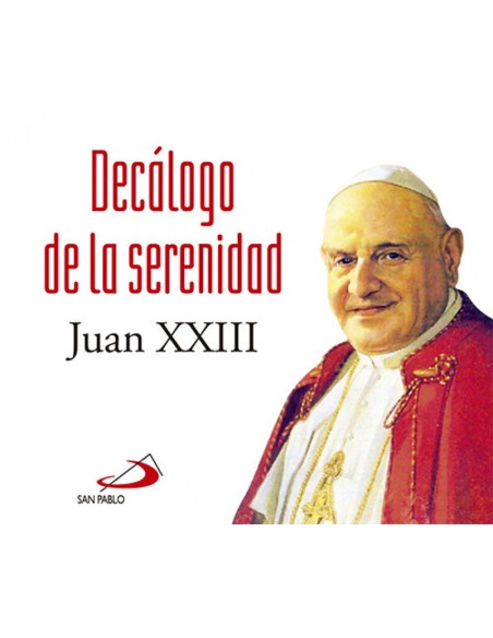 Decalogo de la serenidad