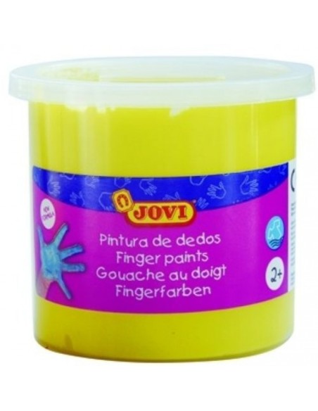 ESTUCHE 5 BOTES PINTURA DEDOS JOVI 125ML AMARILLO