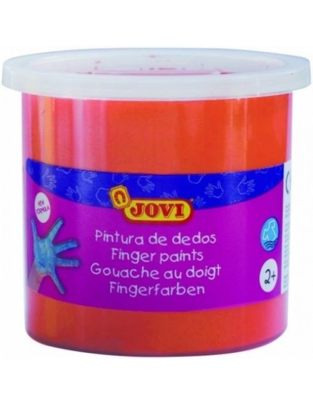 ESTUCHE 5 BOTES PINTURA DEDOS JOVI 125ML NARANJA