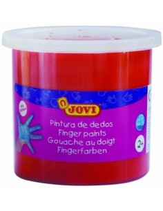 ESTUCHE 5 BOTES PINTURA DEDOS JOVI 125ML BERMELLON