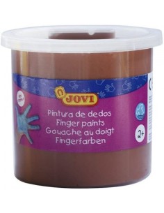 ESTUCHE 5 BOTES PINTURA DEDOS JOVI 125ML MARRON