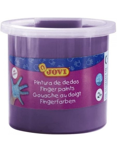 ESTUCHE 5 BOTES PINTURA DEDOS JOVI 125ML VIOLETA