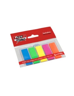 65006180 nota autoadhesiva Rectángulo Colores surtidos 25 hojas Autoadhesivo