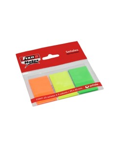 65006280 nota autoadhesiva Rectángulo Colores surtidos 25 hojas Autoadhesivo