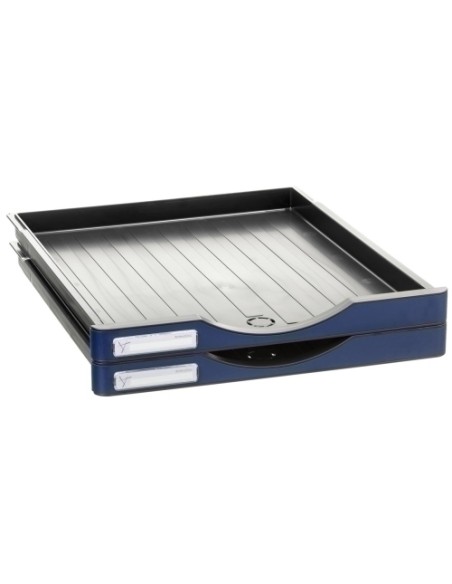 CONJUNTO 2 CAJONES ARCHIVODOC AZUL