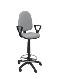 TABURETE PIQUERAS AYNA C/BRAZOS GRIS