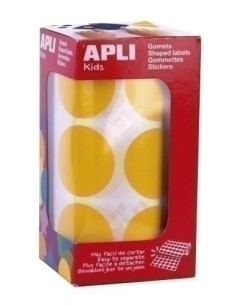 GOMETS APLI (17865) REDONDO Ø33 AMARILLO