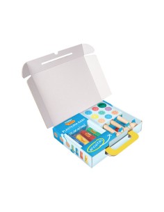 Kit de modelaje con estampadores de madera my first plastilina baby