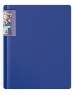 CARPETA A4 4 ANILLAS 40MM FOAM STYLE AZUL MARINO