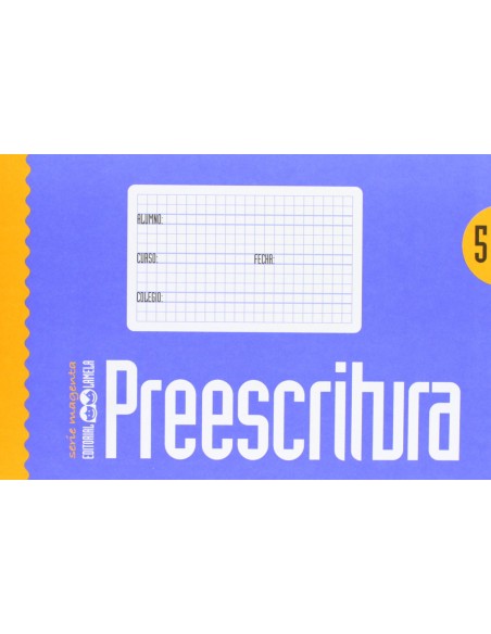Pre escritura 5 serie magenta