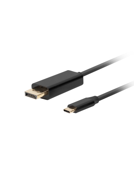 CA-CMDP-10CU-0010-BK adaptador de cable de vídeo 1 m USB Tipo C DisplayPort Negro