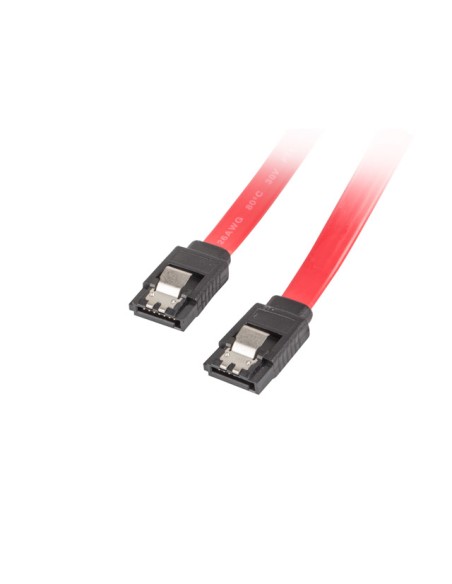CA-SASA-14CU-0050-R cable de SATA 0,5 m SATA 7-pin Rojo