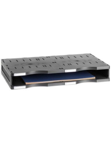 6504 NE archivador organizador Poliestireno Negro