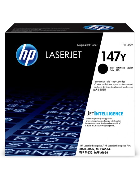 Cartucho de tóner Original LaserJet 147Y negro de capacidad superior