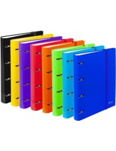 c 8 carpeblock luz a4 4 anillas 35mm con recambio 120h 90g cierre con goma plana