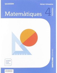 QUADERN MATEMATIQUES 3 4TPRIMARIA SABER FER AMB TU VALENCIA 2019