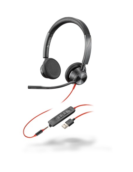 3325 Auriculares Alámbrico Diadema Llamadas/Música USB tipo A Negro