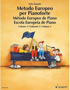Metodo europeo per pianoforte vol1 metodo de piano europeo
