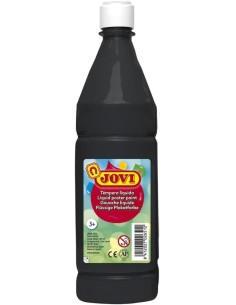 Bote tempera liquida jovi 1000ml negro