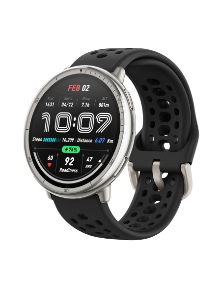 Active 2 3,35 cm (1.32") AMOLED Digital 466 x 466 Pixeles Pantalla táctil Plata GPS (satélite)