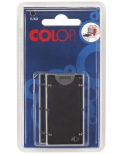 BLISTER 2 ALMOHADILLAS E20 NEGRO COLOP