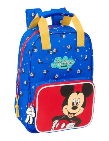 MOCHILA INFANTIL CON ASAS ADAPTABLE A CARRO MICKEY MOUSE GOOD DAY 20x28x8cm