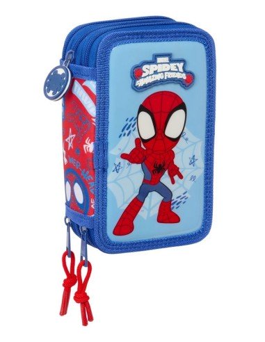 PLUMIER TRIPLE 37 PIEZAS SPIDEY RESCUE 125x195x55cm