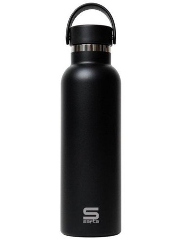 BOTELLA TERMO 600ML SAFTA NEGRO 25x73x73cm