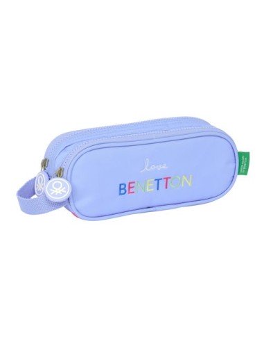 PORTATODO DOBLE BENETTON LILA 21x8x6cm