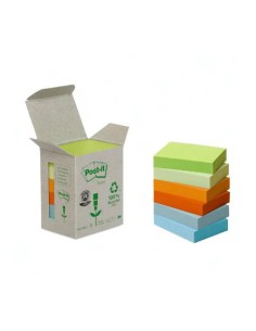 653-1GB nota autoadhesiva Plaza Verde, Azul claro, Naranja, Amarillo Autoadhesivo