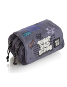 PORTATODO DOBLE CON TAPA RECICLADO GRAFFITTI