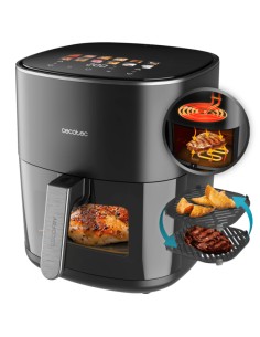 Cecofry&Grill Duoheat 6500 Sencillo 6,5 L Independiente 2200 W Freidora de aire caliente Negro