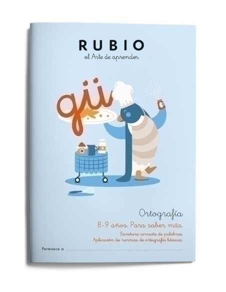 CUADERNO RUBIO ORTOGRAFIA 4 8-9 AÑOS - Pack de 5 unidades
