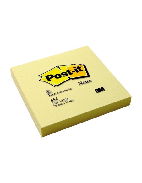 Pack 12 Unid. TACO NOTAS POST-IT 654       76X76 654