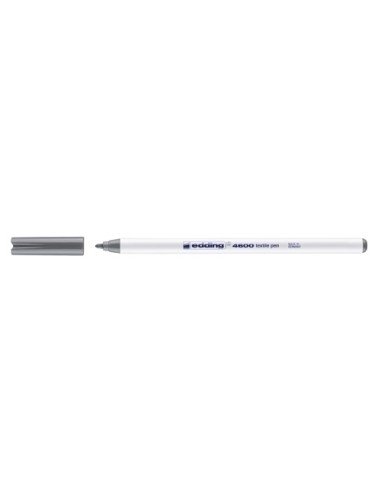 ROTUL.EDDING 4600 TELA FINO GRIS - Pack de 10 unidades