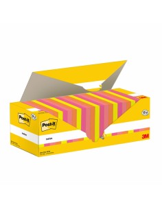3M , Haftnotizen, mehrfarbig nota autoadhesiva Plaza Magenta, Naranja, Rosa, Amarillo 100 hojas Autoadhesivo