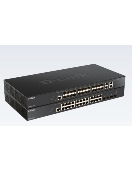 DXS-1210-28T switch Gestionado L2/L3 10G Ethernet (100/1000/10000) 1U Negro
